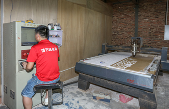 廈門展覽工廠美工雕刻區